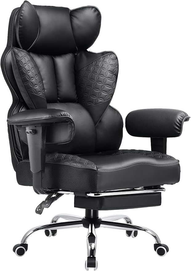 COMHOMA Big and Tall Office Chair Heavy Duty Wide Ergonomic Gaming Chair by ComHoma
