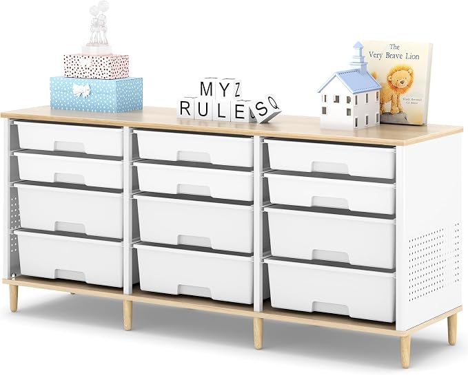 12 Drawers Storage Cabinet by TOOLF