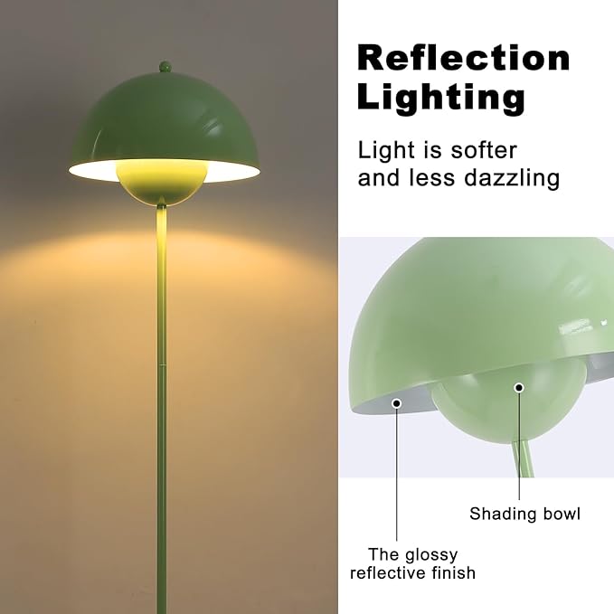 COSYLUX Modern Floor Lamp for Living Room, Industrial Tall Standing Lamp for - Image 4