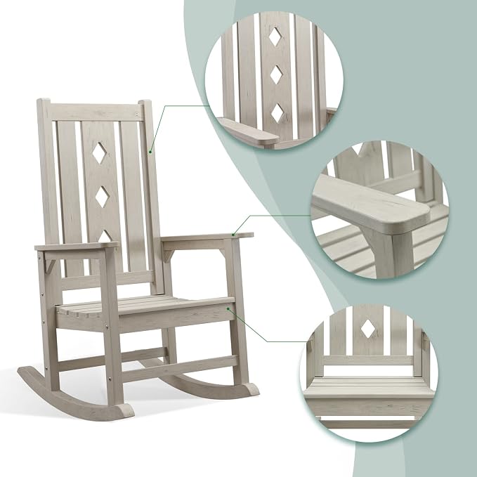 Oversized Rocking Chair, Outdoor Rocking Chair - Image 4