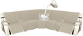 Arfntevss Recliner Sectional Couch Covers 1OO% Waterproof L Shape Sofa Cover by Arfntevss