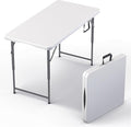 4 Feet Foldable Table Adjustable Height by OurModernSpace