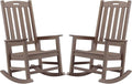Psilvam Oversized Outdoor Rocking Chair Set of 2, Porch Rocker by PsilvamGardenFurniture