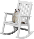 Greesum Outdoor Rocking Chair, 300lbs All-Weather Patio Rocker, Rust-Proof & by BuynowfromGreesum