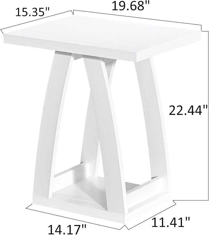 FROMJBEST End Tables Living Room, Side Table Beside Sofa, Nightstand - Image 2