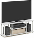 Furinno Turn-N-Tube TV Stand, 3-Tier Open Frame Rectangular Entertainment Center by Furinno-FitsYourSpaceFitsYourBudget