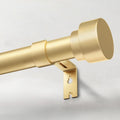 IFELS Heavy Duty Curtain Rods for Windows 28 to 48 Inch, 1 Inch Adjustable Gold by IFELS