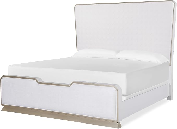 First of a Kind Dior Two Tone Luxury 5 Piece Queen Bedroom Set - Image 2