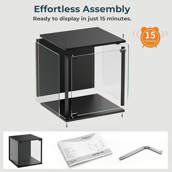 SAYGOER 17" Glass Display Case - Image 9