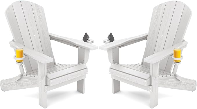 SERWALL Adirondack Chair with Cup Holders by SERWALL