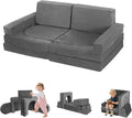 10 Pcs Modular Kids Play Sofa – Versatile Convertible Foam Cushion That Doubles by FURNAWAY