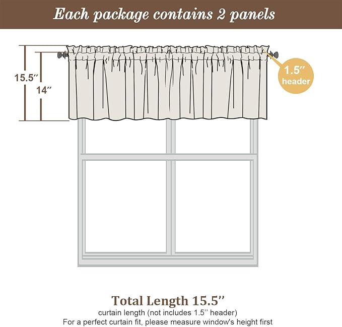 Chyhomenyc Light Green Sheer Valances - Image 8