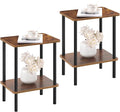 Apicizon 2 Tier End Table Set of 2, Small Side Table by APICIZON