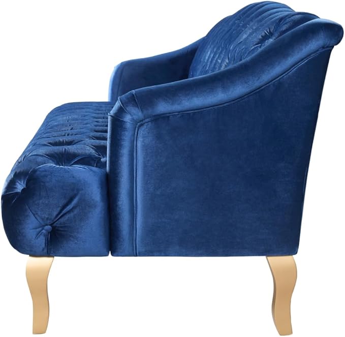 Christopher Knight Home Minxi Velvet Upholstered 3 Seater Sofa Couch, Wooden - Image 6