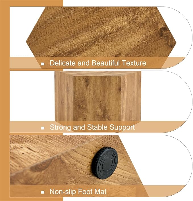 Side Table, End Table Living Room Table, Modern Side Table Sofa Couch Table - Image 7