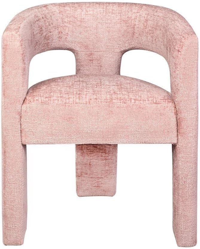 Jofran Gwen Jacquard Upholstered Accent Chair, Modern Luxury Plush Sculptural by Jofran+Inc.