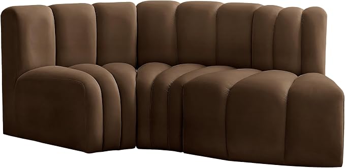 Meridian Furniture 103Brown-S3D Arc Collection Modern | Contemporary Modular - Image 10