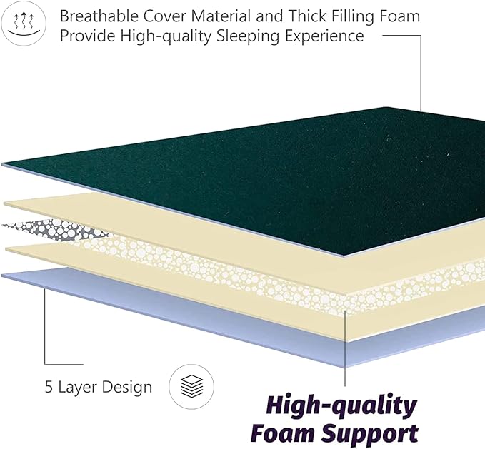 MAXYOYO Japanese Floor Mattress Futon Mattress, Thicken Sleeping Pad Foldable - Image 6