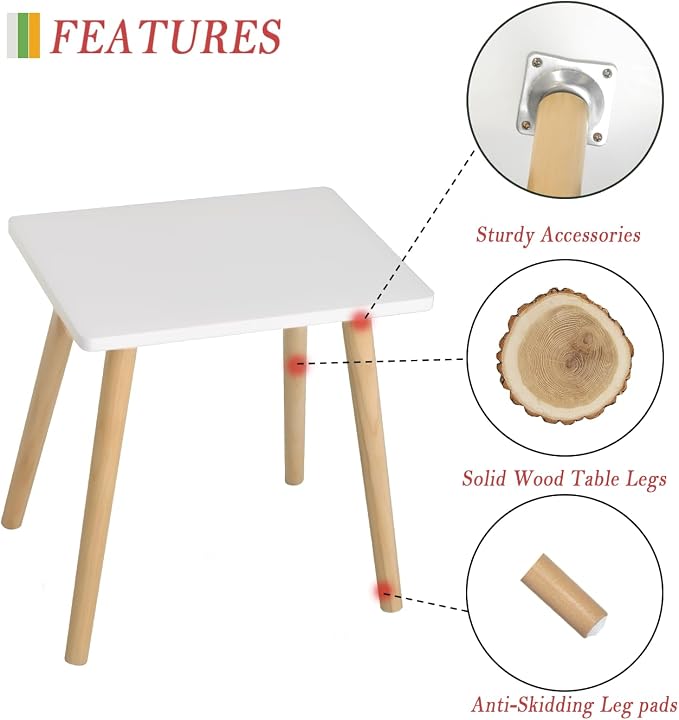 AWASEN Side Table, Small End Accent Table - Image 4
