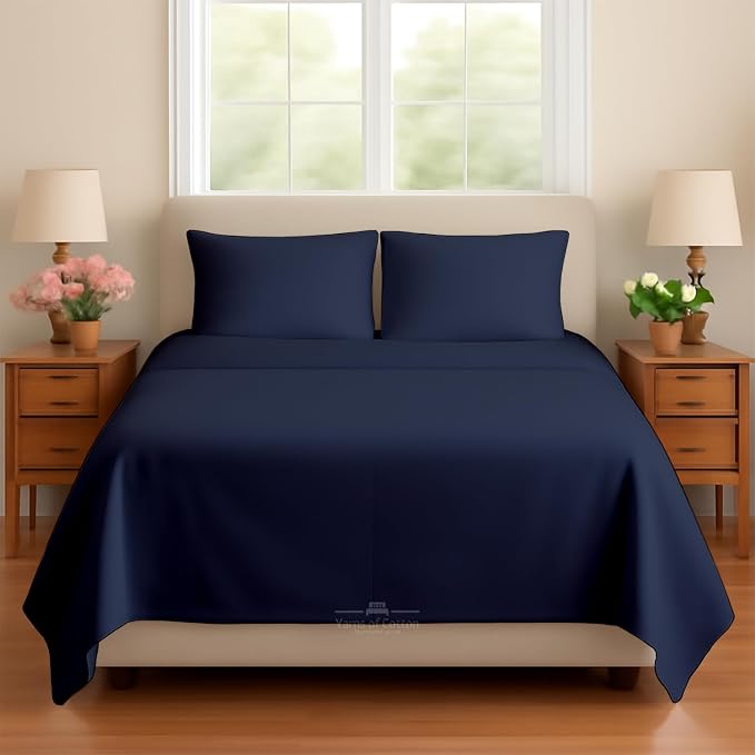 Sleeper Sofa Bed Sheet, 100% Cotton 400 Thread Count, 4 Piece Set, Deep Pocket by BeyondWhatYouSee