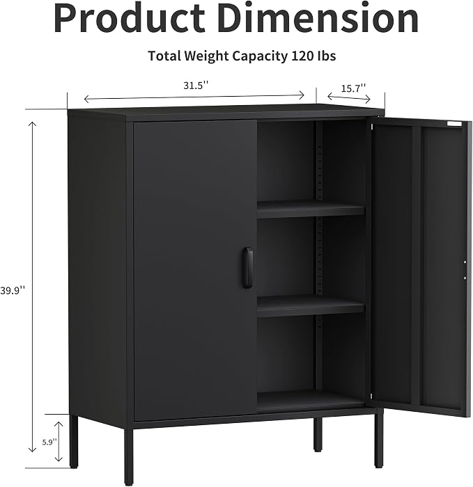 Washsemba Metal Storage Cabinet - Image 3