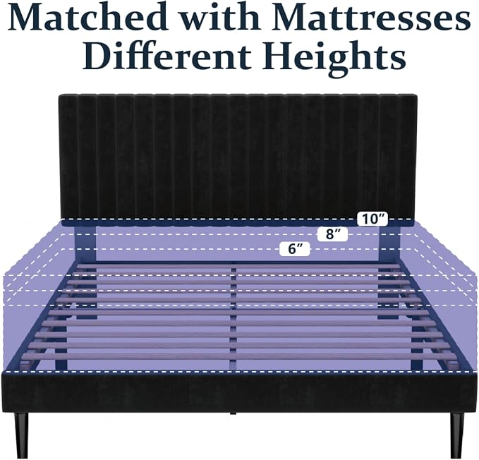 HAOARA Full Size Platform Bed Frame - Image 7