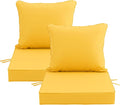 24x24 Inch Outdoor Chair Cushions Set of 2, Patio Furniture Cushions by Unknown
