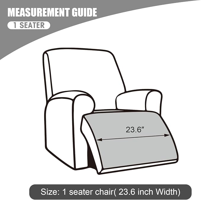 Genina Waterproof Recliner Chair Covers, Recliner Cover - Image 5
