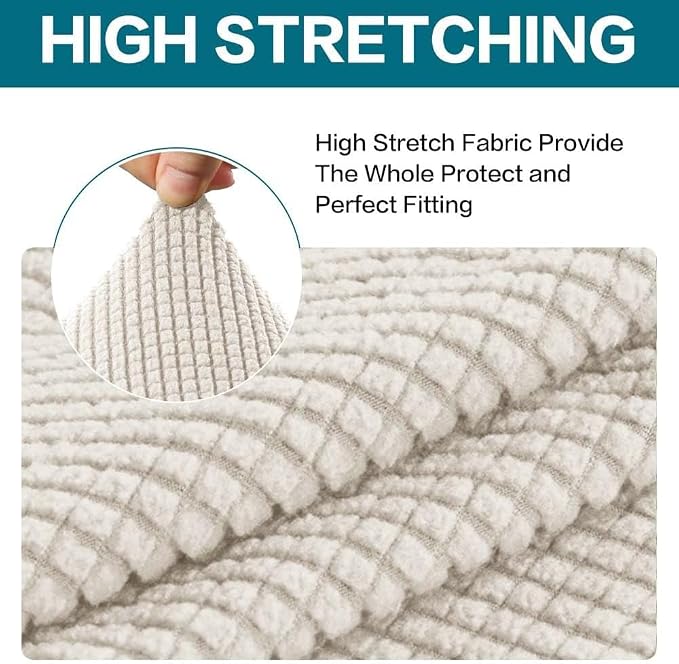 Turquoize Stretch Sofa Slipcover 2 Pieces Sofa Cover Couch Cover - Image 5