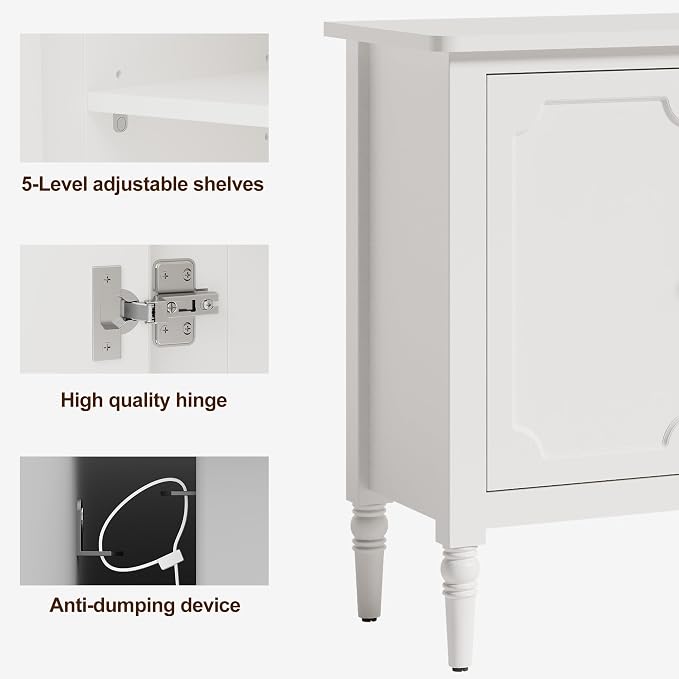 RoyalCraft 118" Buffet Cabinet - Image 6