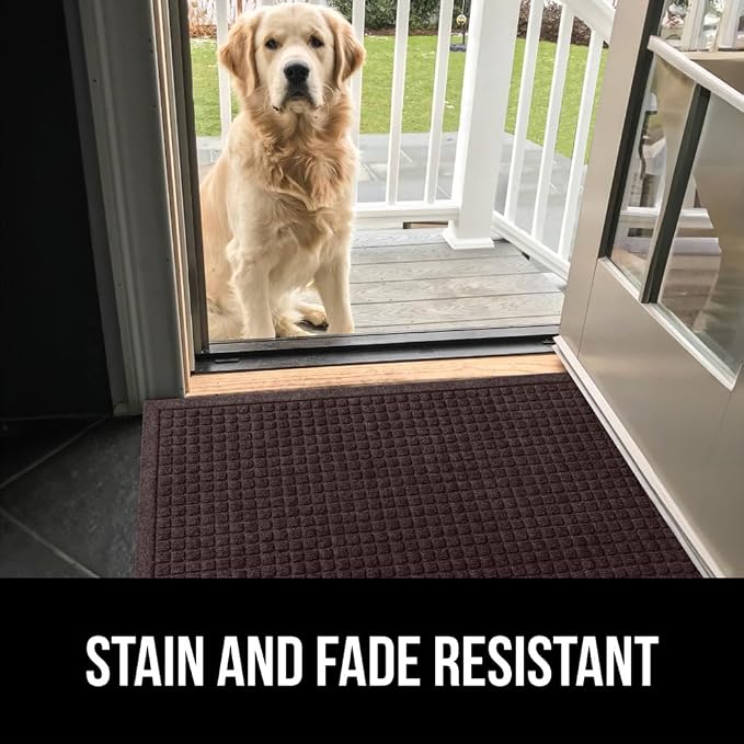 GORILLA GRIP® Ultra Absorbent Front Door Mat Outside Entrance 35x23, Traps Dirt - Image 10