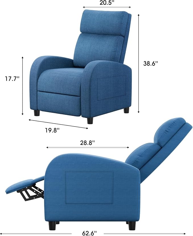 Homall Recliner Chair, Recliner Sofa - Image 3