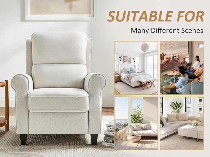 Recliner Chair for Living Room, Modern Reclining Sofa Home Theater Seating - Image 8