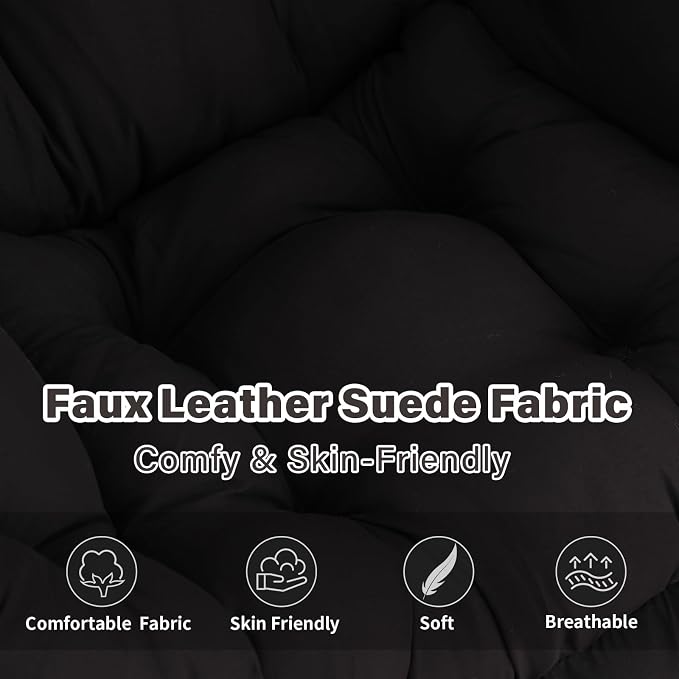 Lazy Chair, Modern Soft Reading Chair Accent Contemporary Sofa Chair - Image 4