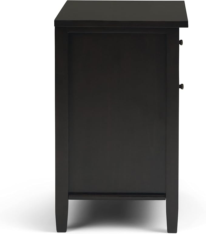 SIMPLIHOME Warm Shaker Bedside Table - Image 10