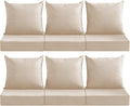 Outdoor Deep Seat Cushion Set, 24x24 Inch Water-Resistant & Fade-Resistant by MuaMelop