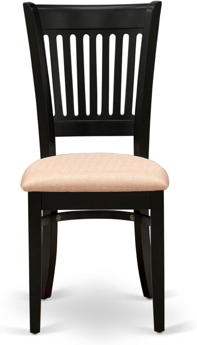 East West Furniture ANVA5-BLK-C 5 Piece Dining Room Furniture Set Includes a - Image 11
