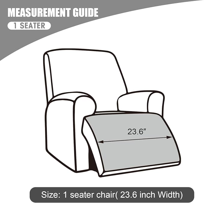 Genina Waterproof Recliner Chair Covers, Recliner Cover - Image 4