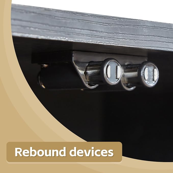 64'' Fluted TV Stand for TVs up to 75'', Modern Long Media Console - Image 6
