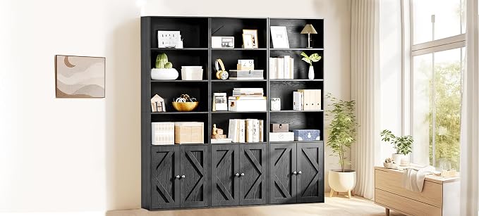Bookshelf, 6-Tier Floor Bookcase - Image 8