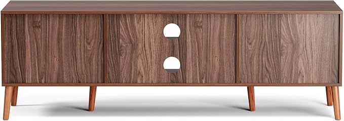 ZttRiee TV Stand for TVs up to 65'', Entertainment Center - Image 6