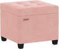 ABHENG 17.7 inches Velvet turfed Ottomans Cube by Liveinacomfortablehome