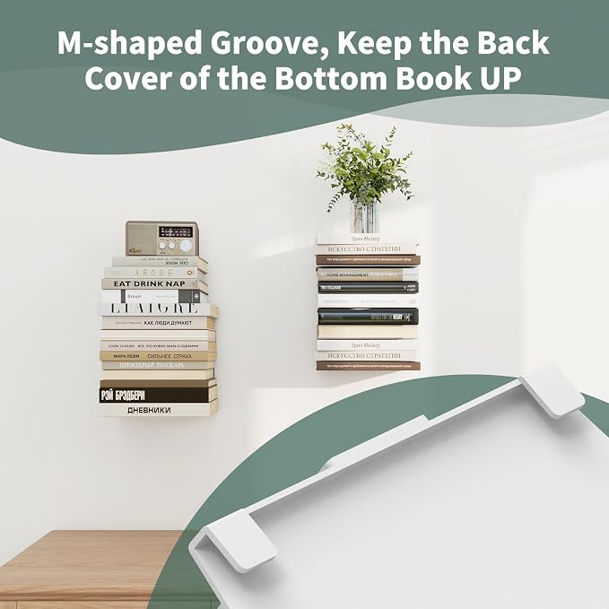 Mefirt Invisible Floating Bookshelves - Image 6
