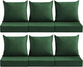 Outdoor Deep Seat Cushion Set, 24x24 Inch Water-Resistant & Fade-Resistant by MuaMelop