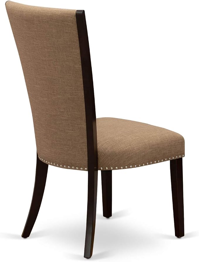 East West Furniture VEP3T47 Verona Modern Parson Chairs - Image 6