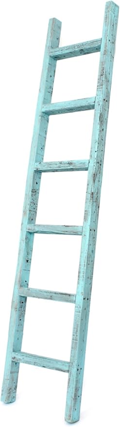 BARNWOODUSA Rustic Decorative Ladder - Image 2