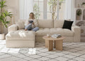105" Convertible Sectional Couch by Unknown