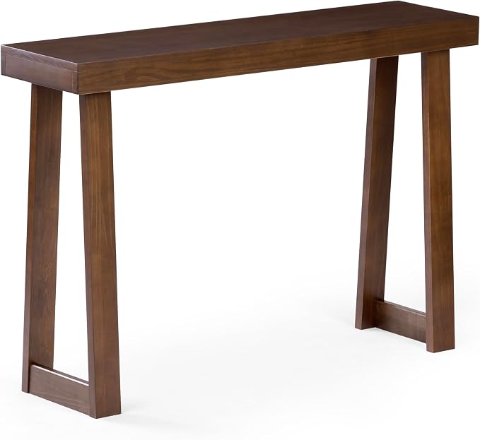 Plank+Beam Solid Wood Console Table, 46 Inch, Sofa Table, Narrow Entryway Table - Image 4