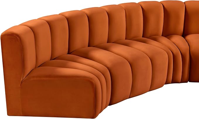 Meridian Furniture 103Cognac-S6B Arc Collection Modern | Contemporary Modular - Image 11