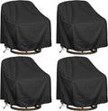 Outdoor Swivel Lounge Chair Cover 4 Pack, Waterproof Heavy Duty Outdoor Chair by HI%C2%B7%C2%B7%C2%B7YOURCOVER